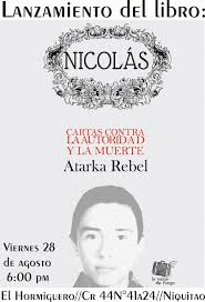 NICOLÁS CARTAS CONTRA LA AUTORIDAD Y LA MUERTE