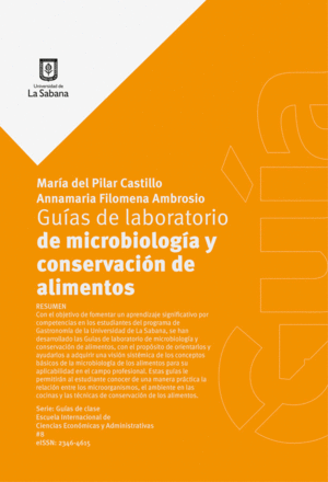 GUIAS DE LABORATORIO DE MICROBIOLOGIA Y CONSERVACION DE ALIMENTOS