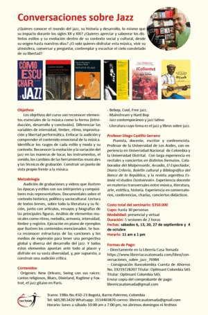 CONVERSACIONES SOBRE JAZZ