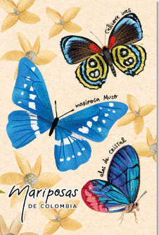 POSTAL MARIPOSAS DE COLOMBIA