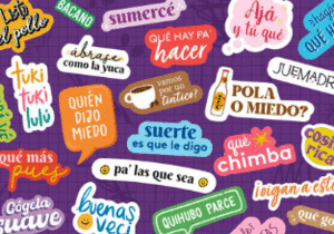 POSTAL FRASES DE COLOMBIA