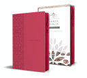 SANTA BIBLIA. FUCSIA, CREMALLERA, LETRA GRANDE, TAMAÑO MANUAL