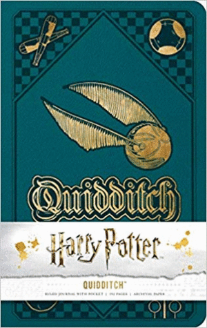 HARRY POTTER QUIDDITCH HARDCOVER RULED JOURNAL