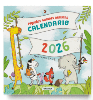 CALENDARIO DE PARED 2026 PEQUEÑOS GRANDES ARTISTAS