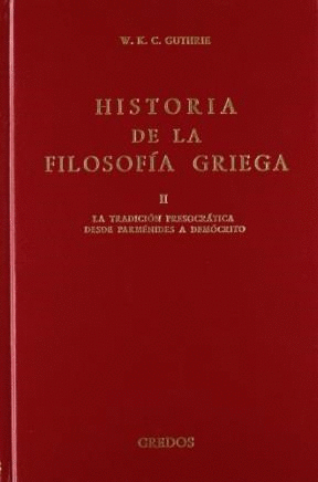 HISTORIA DE LA FILOSOFIA GRIEGA II