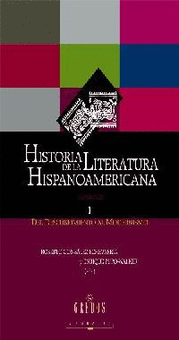 HISTORIA DE LA LITERATURA HISPANOAMERICANA I