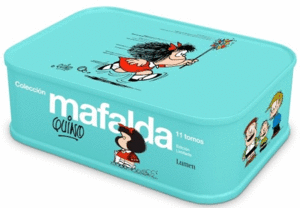 CAJA MAFALDA 2025. 11 TOMOS EN UNA LATA