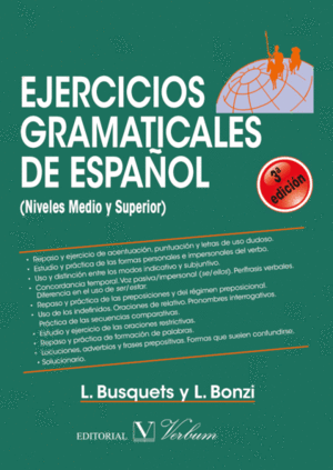 EJERCICIOS GRAMATICALES DE ESPAÑOL