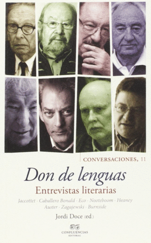DON DE LENGUAS, ENTREVISTAS LITERARIAS
