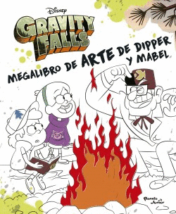 GRAVITY FALLS. MEGALIBRO DE ARTE DE DIPPER Y MABLE