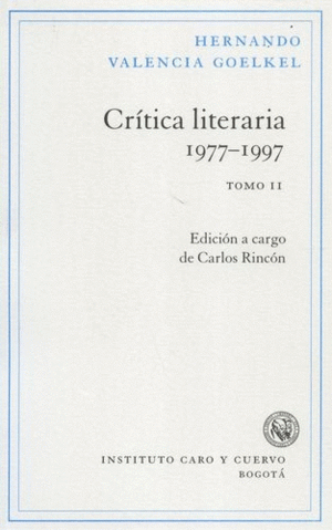 CRITICA LITERARIA II 1977-1997
