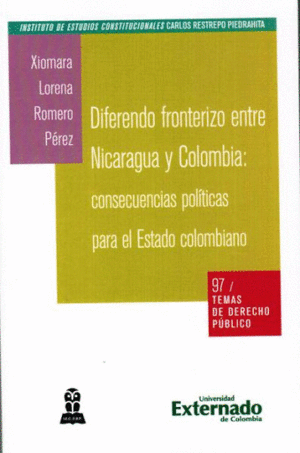DIFERENDO FRONTERIZO ENTRE NICARAGUA Y COLOMBIA