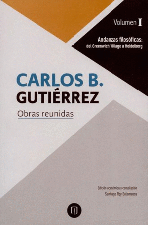CARLOS GUTIERREZ OBRAS REUNIDAS