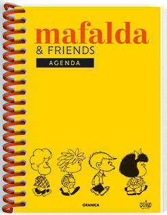 MAFALDA & FRIENDS AMARILLA BUILD YOUY AGENDA ANILLADA