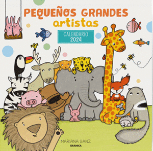 PEQUEÑOS GRANDES ARTISTAS 2024, CALENDARIO DE PARED