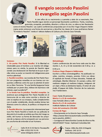 Seminario El evangelio según Pasolini
